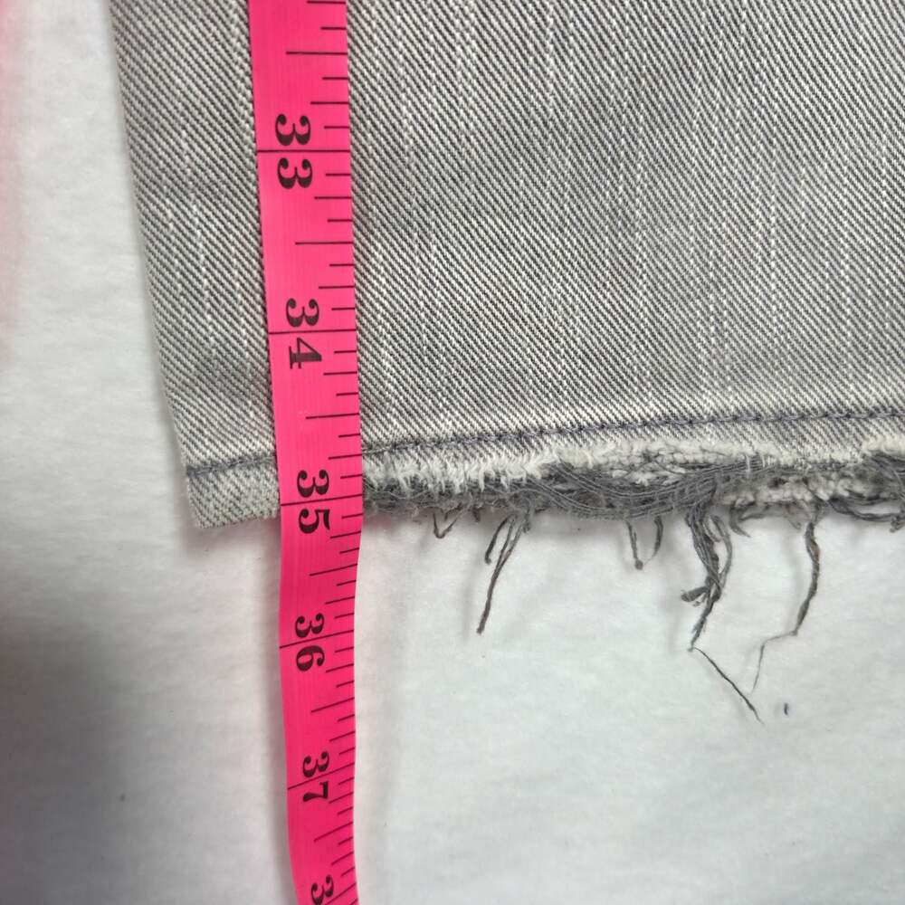 PRPS Le Sabre Jeans Mens 36 Light Grey Distressed Destroyed Slim Tapered Denim - Picture 14 of 14